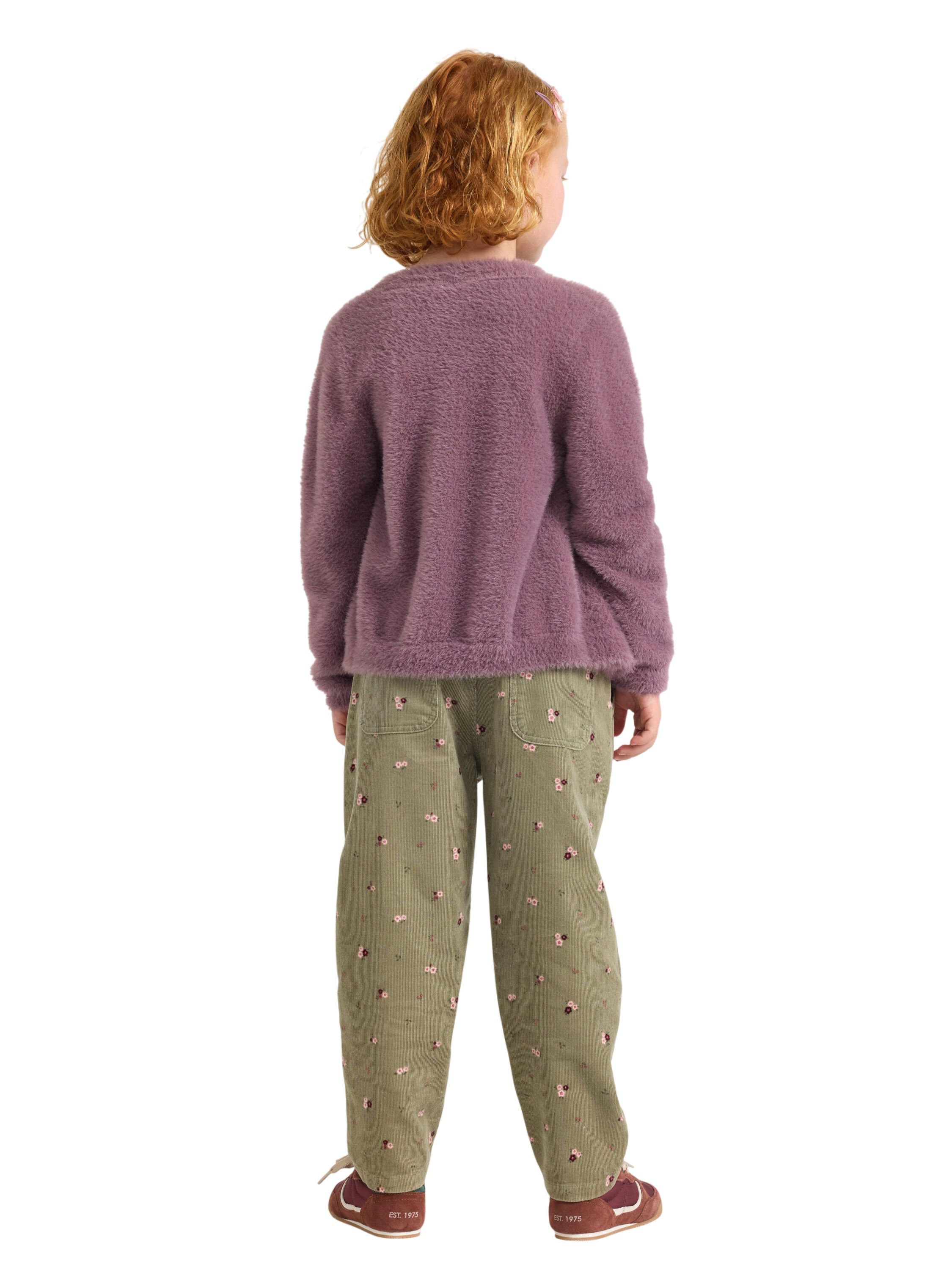 Bl&oslash;de bukser i fl&oslash;jl med et held�