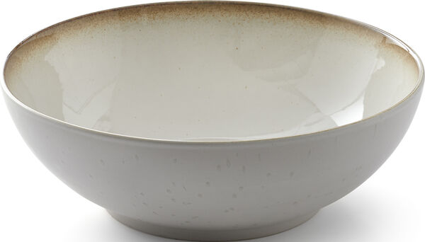 BITZ Salatbolle Dia. 30 x 10 cm Krem/krem