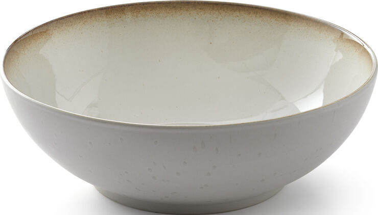 BITZ Salatbolle Dia. 30 x 10 cm Krem/krem