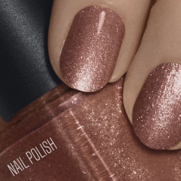Nail Polish Copper Glitter