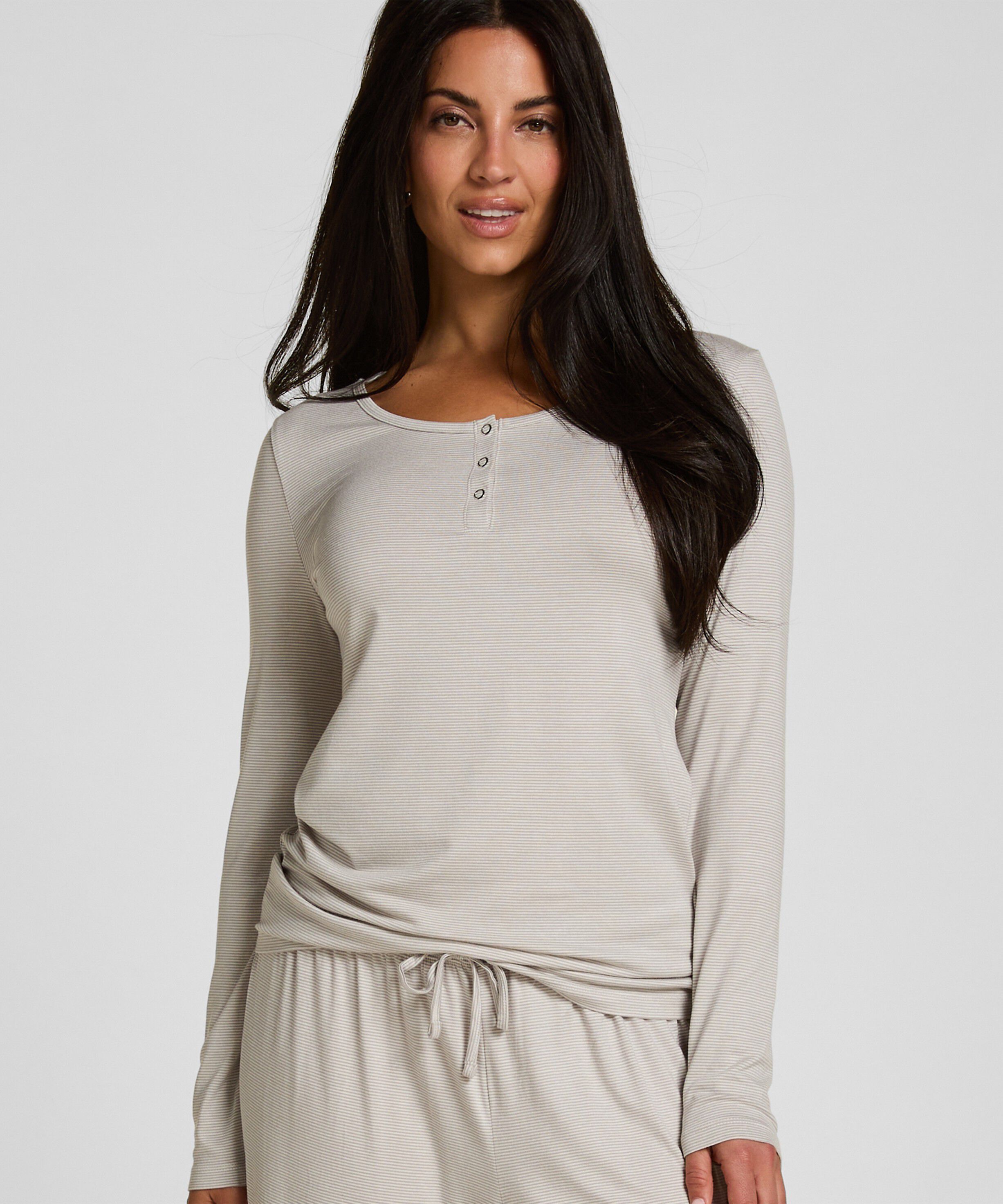 TOP LS JERSEY HENLEY THI