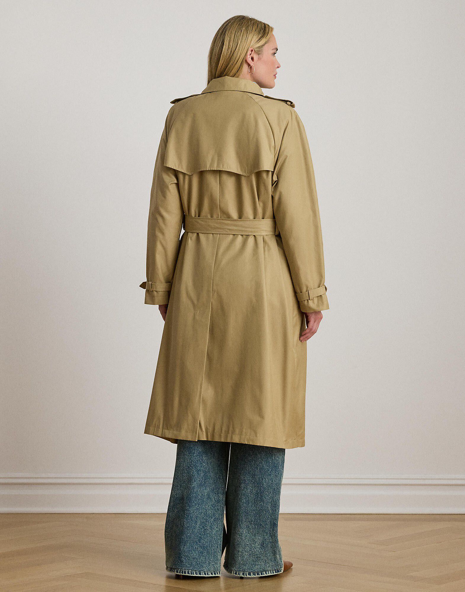 Double-Breasted Belted Trench Coat
