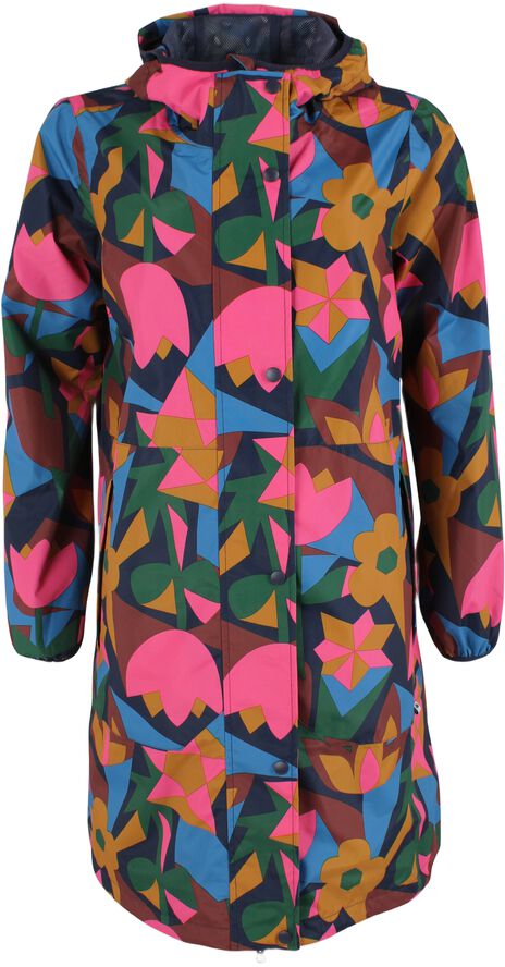 Danedith Rain Coat Dk Navy GEOFLEUR