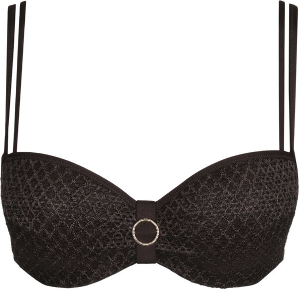 Tomar balcony-bikinitop med vattering