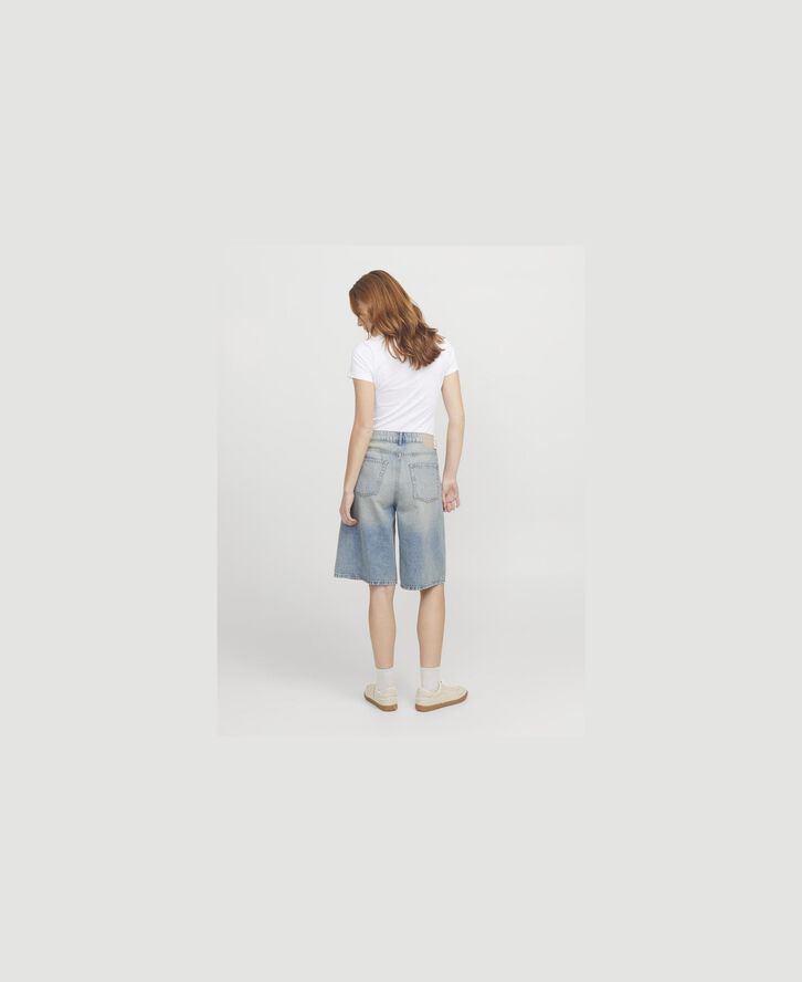 JXLAURA LONG MW DENIM SHORTS DNM SN