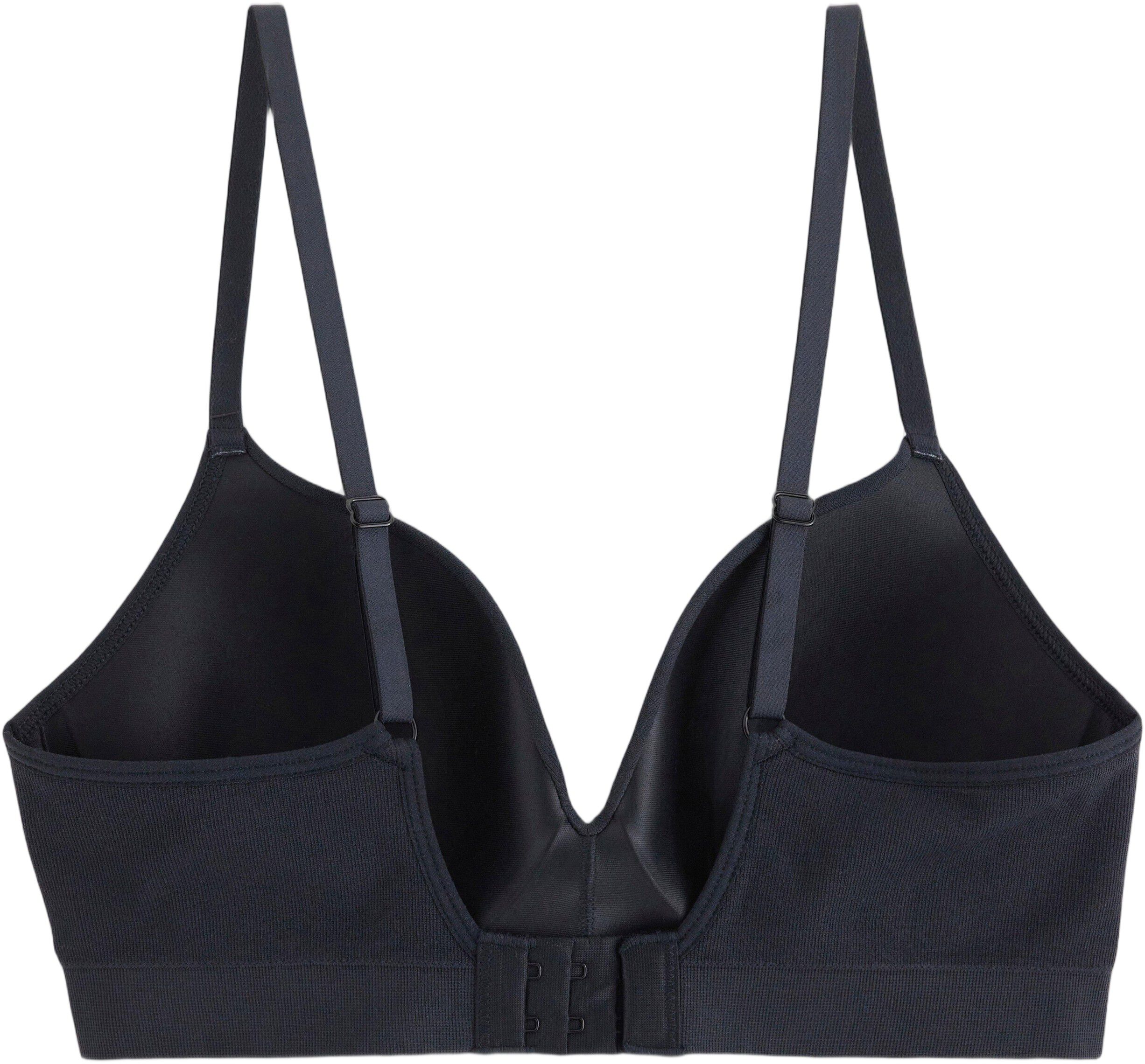 A comfy seamless bra with soft cups