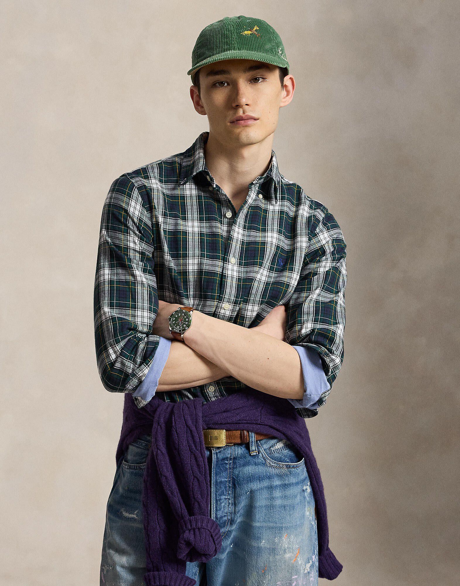 DOUBLE FACED OXFORD-WVN-SHIRT