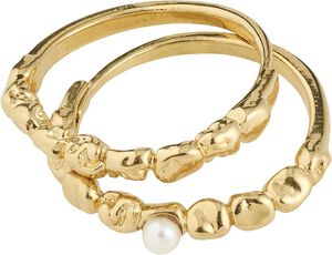 SHIFT ring guldbelagt