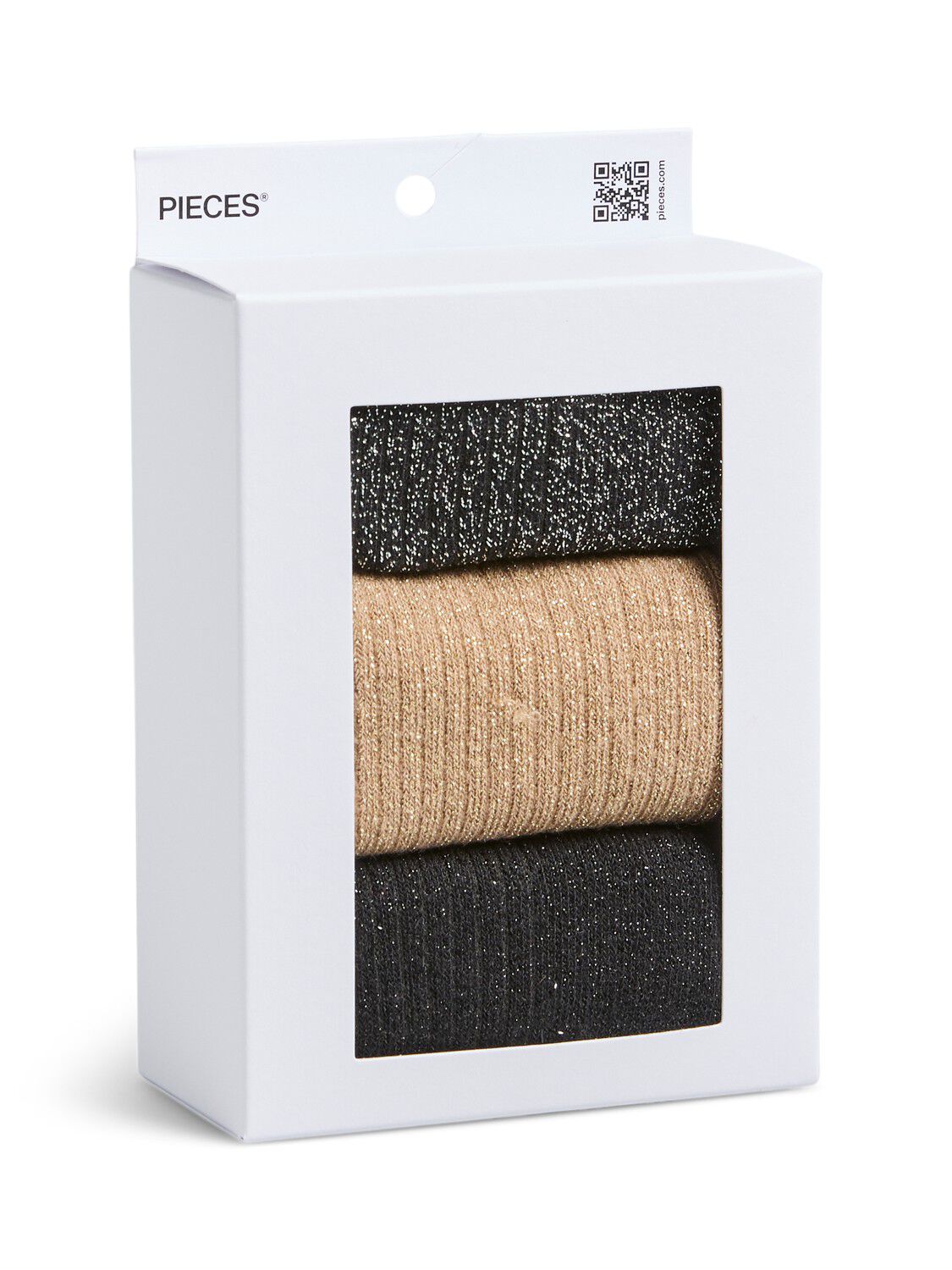 PCSEBBY XMAS FRILL SOCK 3 PACK BOX