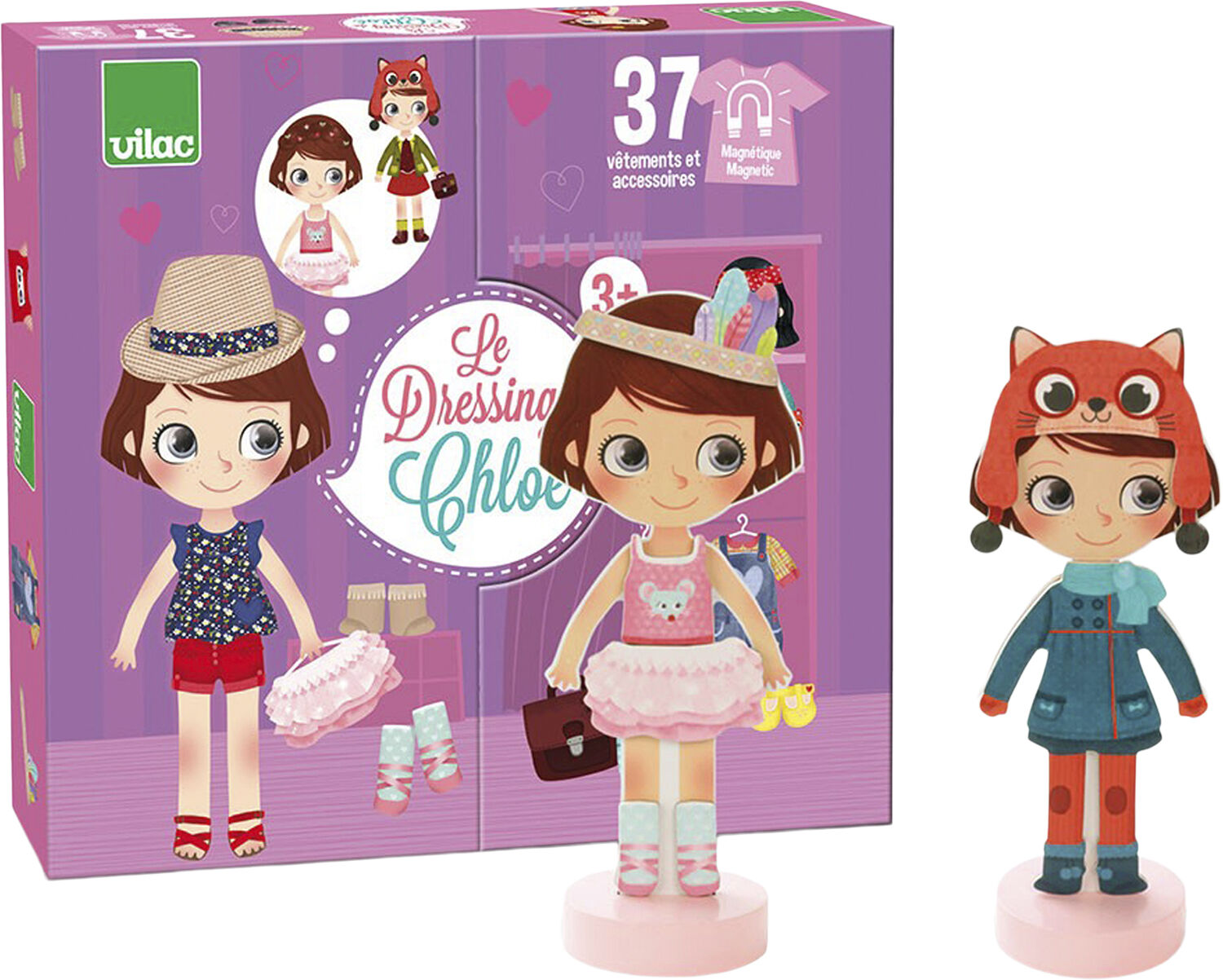 Vilac - P&aring;kl&aelig;dningsdukke - Magnetisk