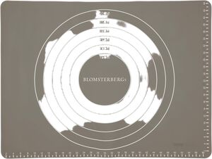 Bakematte med m&aring;l 45 x 60 cm Latte Silikon