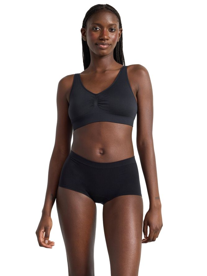 Boxertruse med normal midje uten sømmer