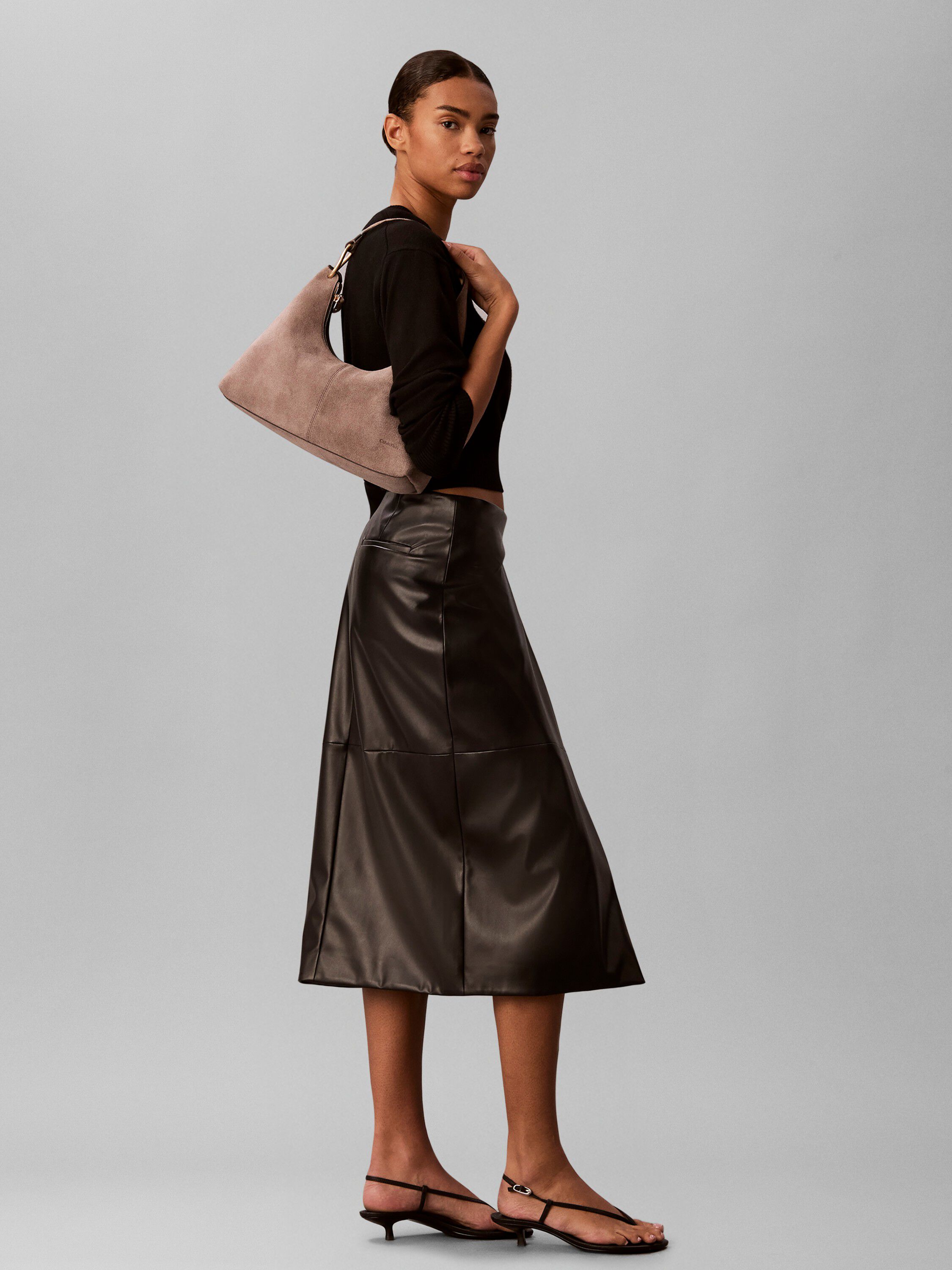 Soft Suede Shoulder Bag