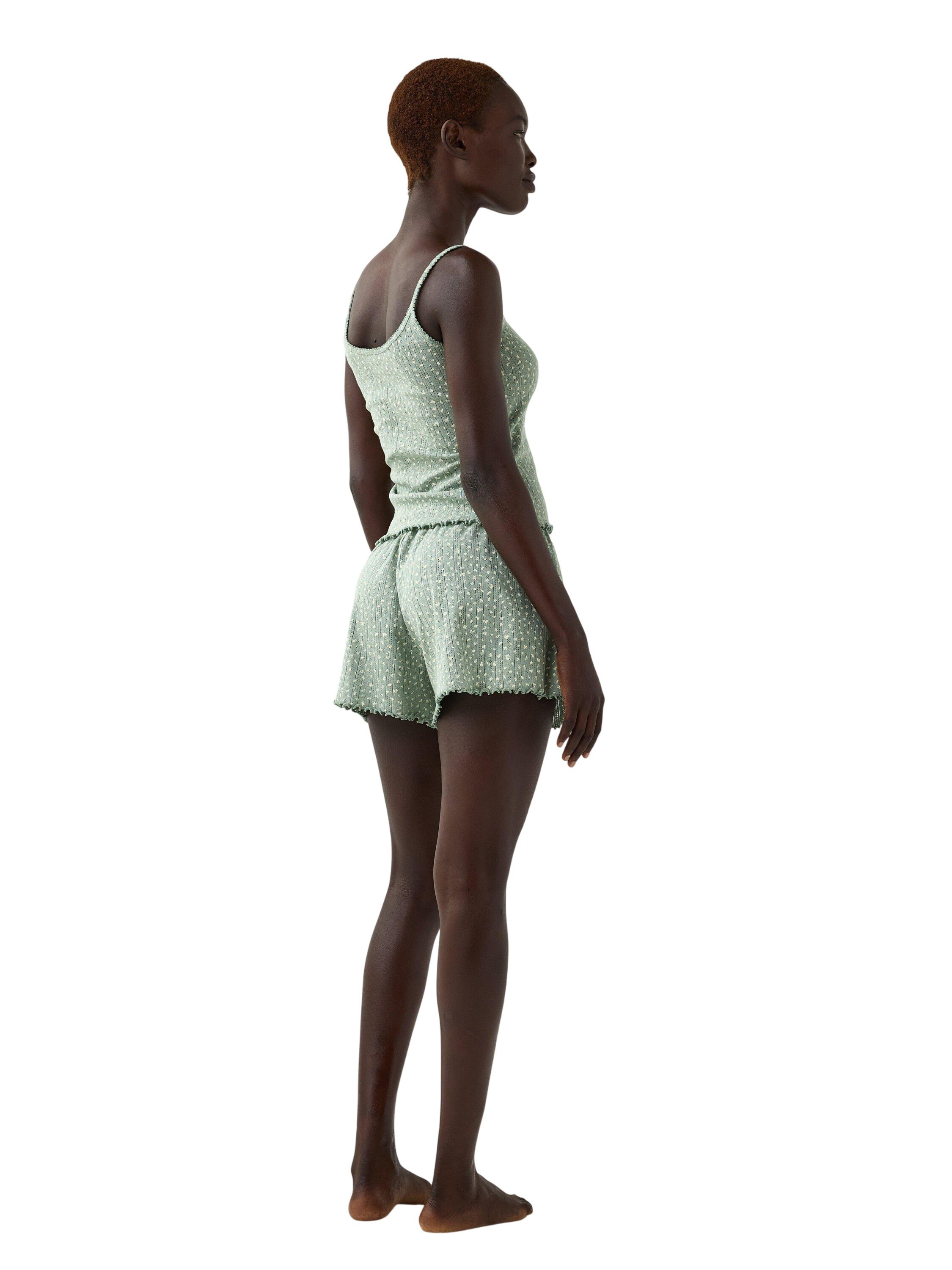 Pyjamasshorts i pointelle