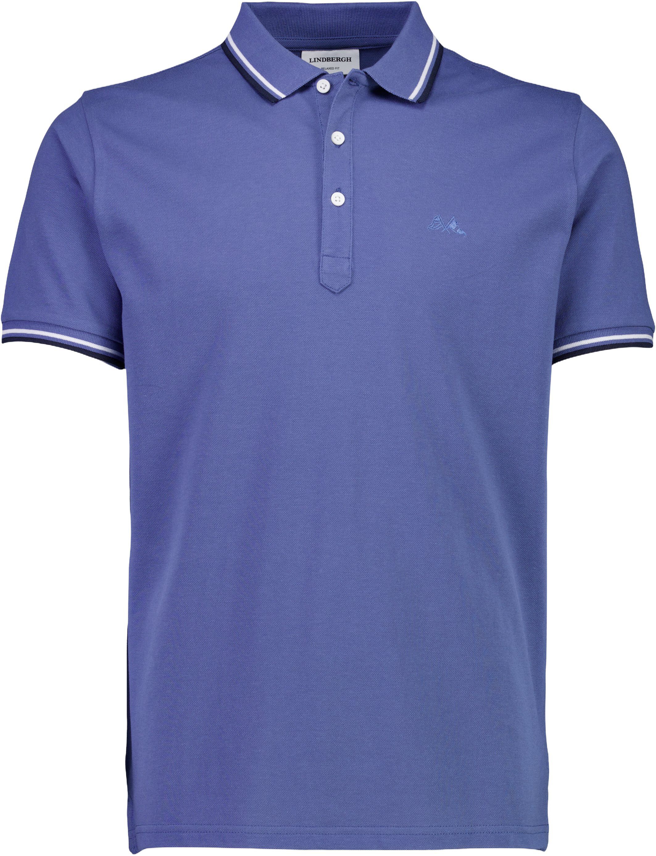 Polo shirt w. contrast piping