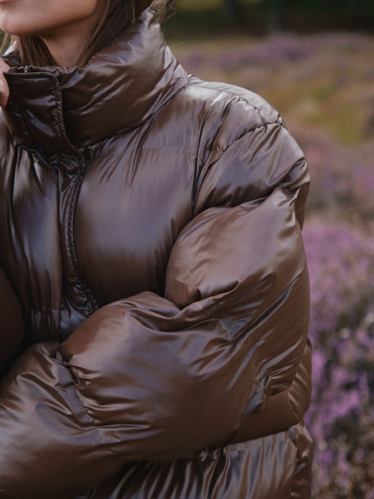 Rhea Shiny Puffer Jacket