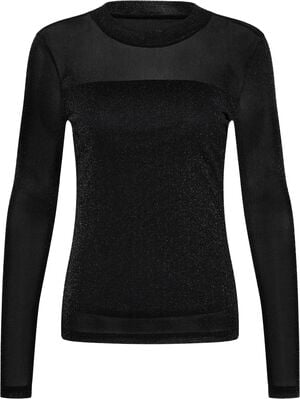 KAolga Glitter Mesh Top