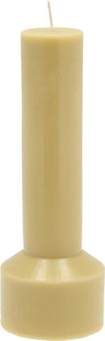 Kubbelys Hvils D7 x 20 cm Dusty Yellow Parafin/Stearin