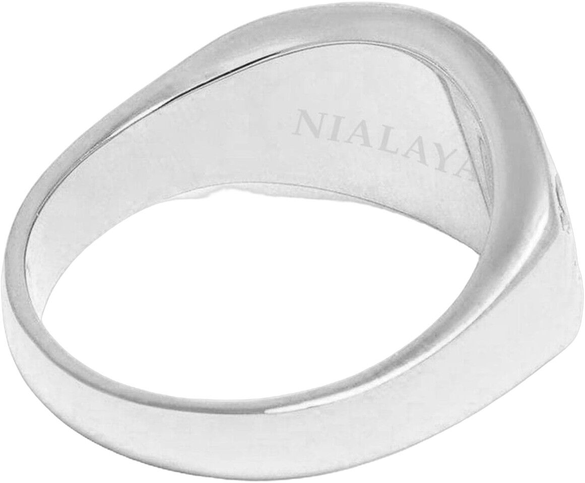 Men's Silver Evil Eye Ring