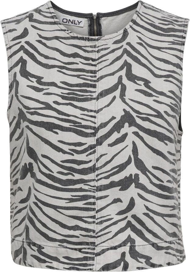 ONLDORSI SL ZEBRA TOP DNM SIK
