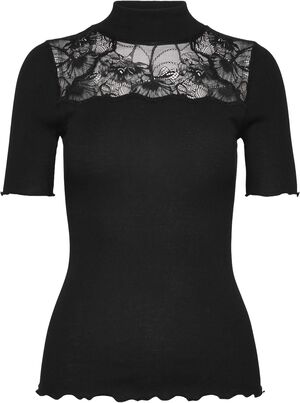 RWBernadine Organic SS Lace T-shirt