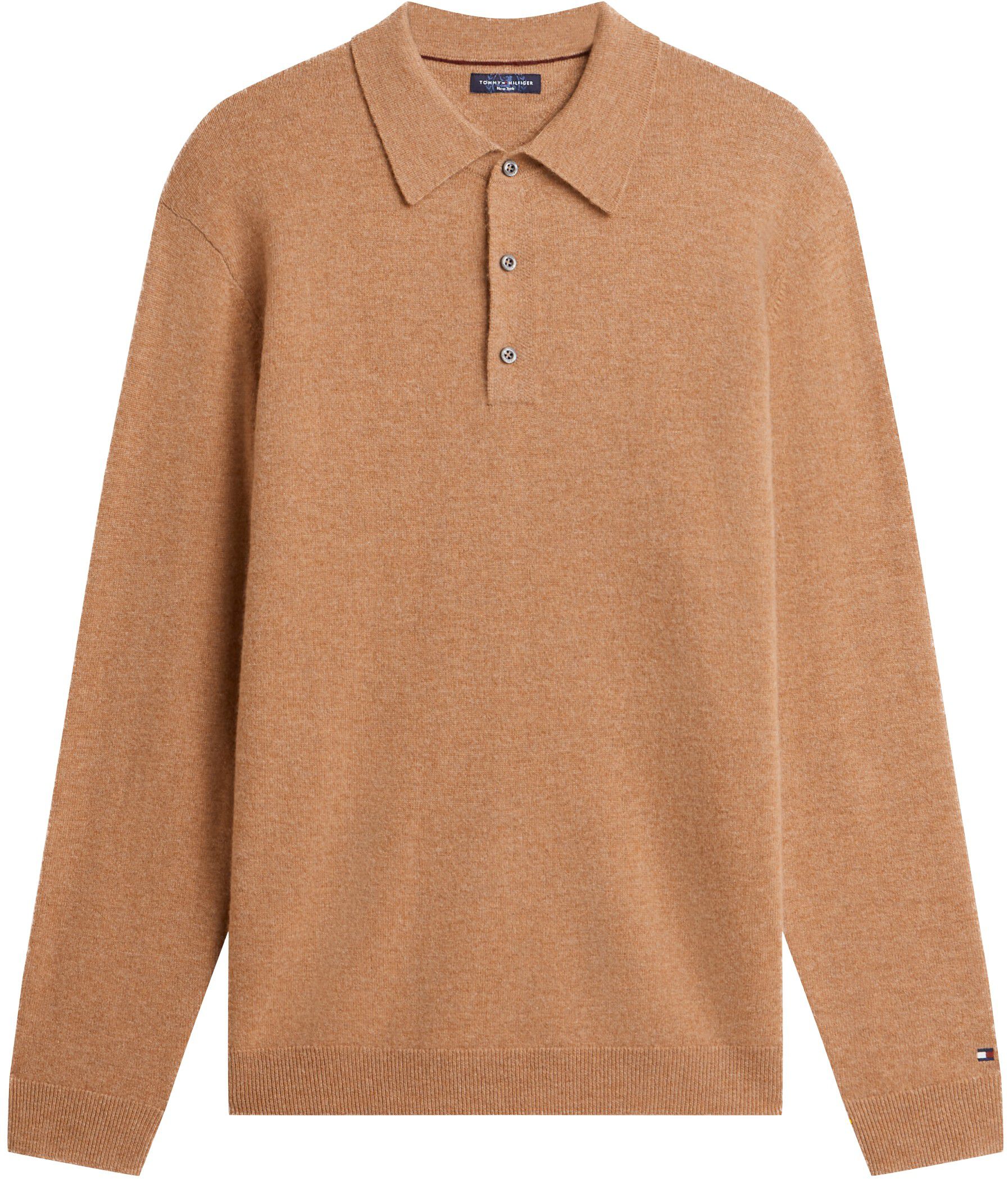 NY CASHMERE BLEND SWEATER POLO