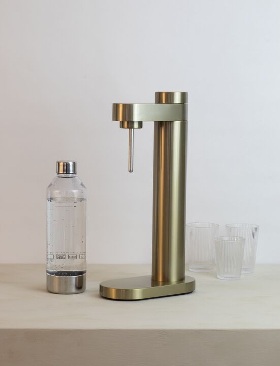 Brus kullsyremaskin brushed brass