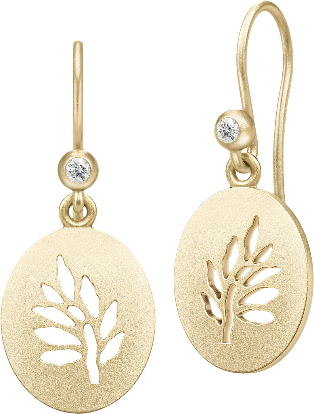 Tree of Life Signet Earrings