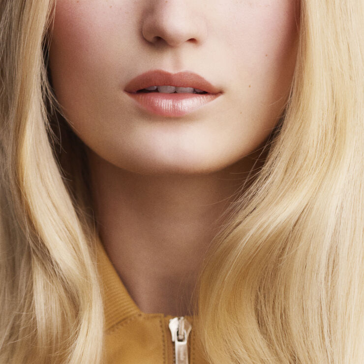 Rouge Hermès, poppy lip shine