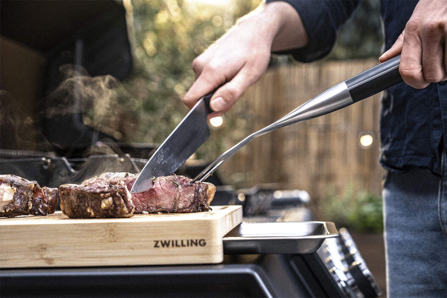 BBQ+ K&oslash;dgaffel 41 Rustfrit st&aring;l