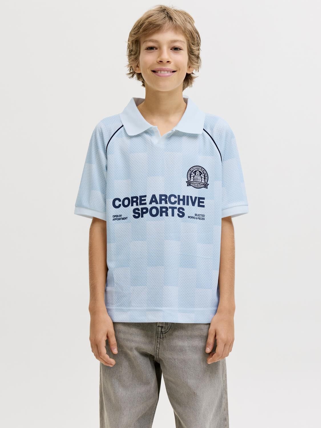 Jcobreeze Football Aop Mesh Tee Ss Jnr