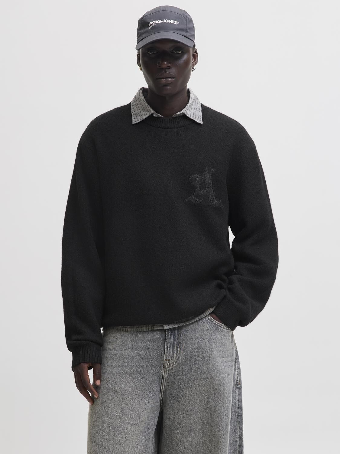 Jcolegacy Knit Jacquard Crew Neck