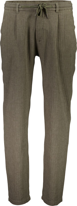 Linen blend herringbone pants