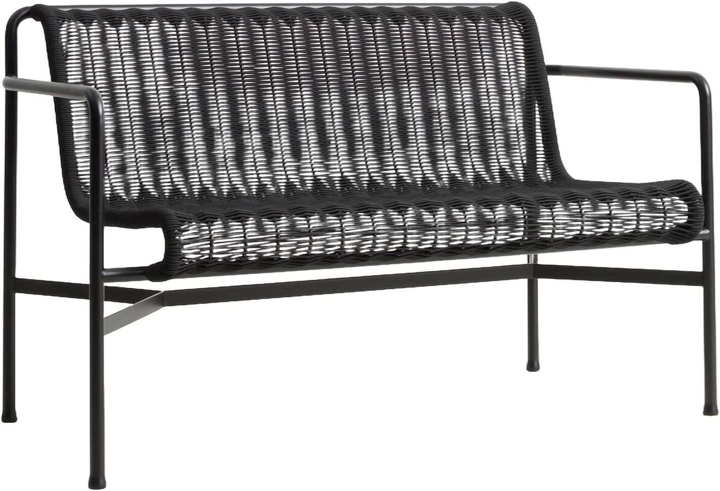 Palissade Cord Dining Bench w. armr