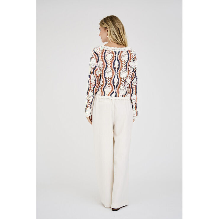 California crochet blouse