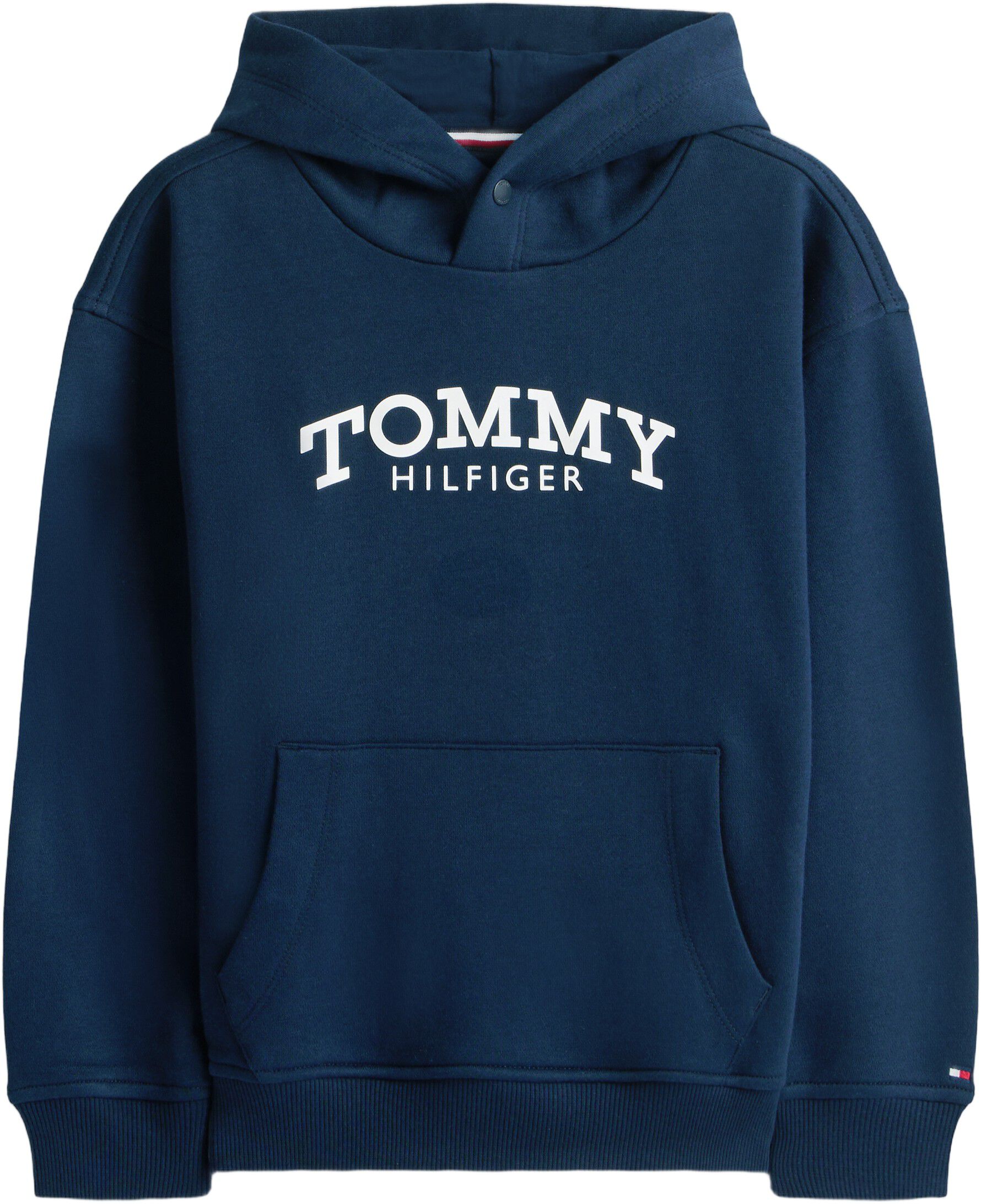 Logo Print Fleece Hoody
