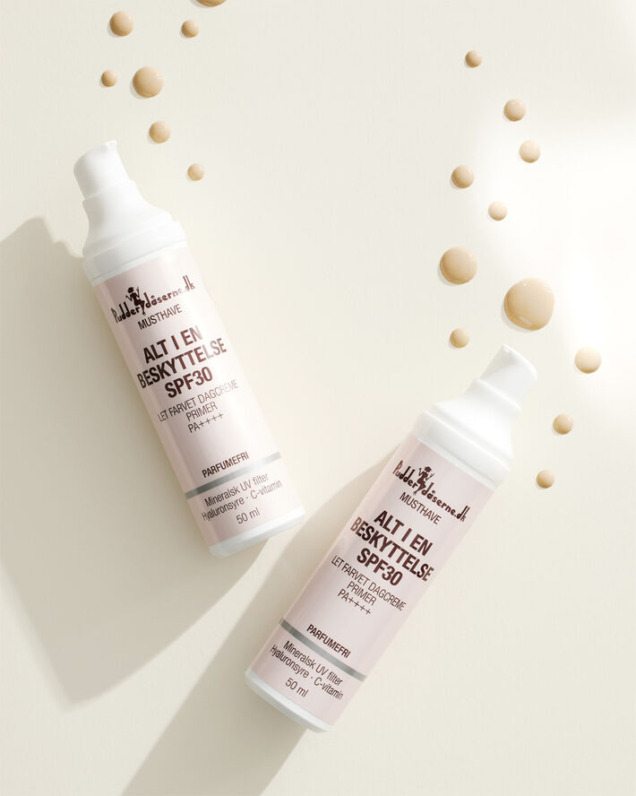 Pudderdåserne Alt i en beskyttelse 30 SPF