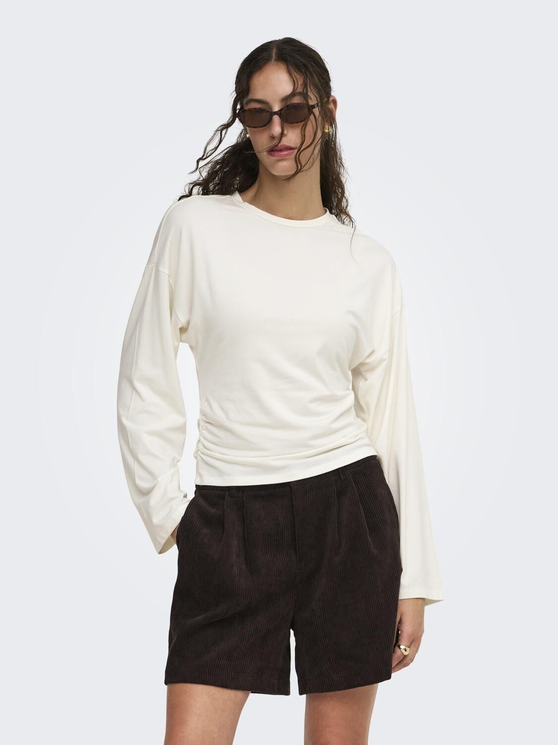 Onlmist Ls O-Neck Top Jrs