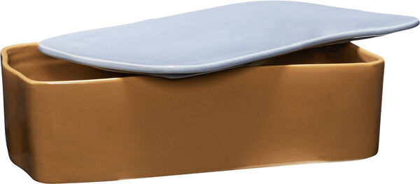 Amare Skrivebordsordner Large Brun/Lyseblå