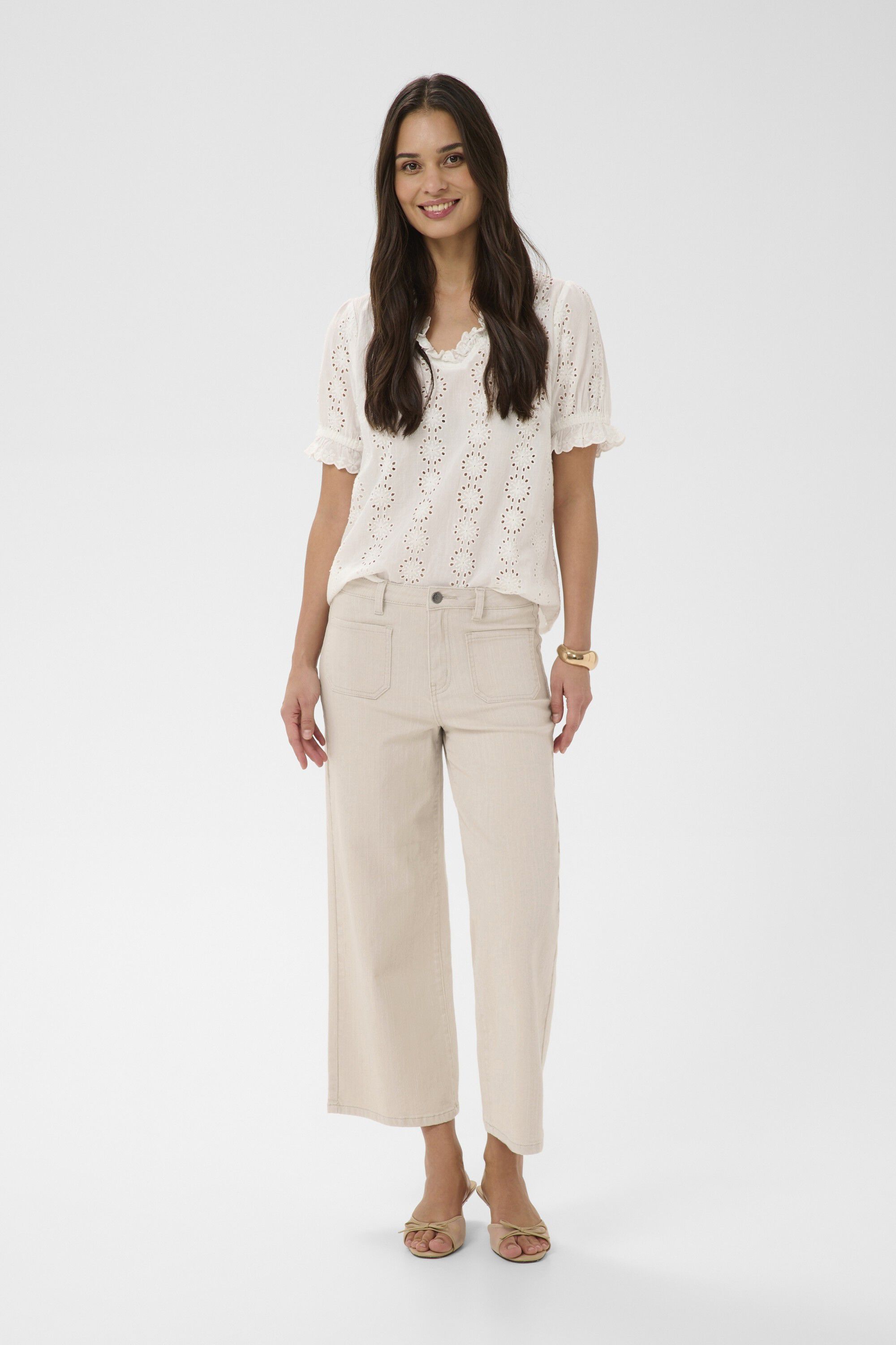 KAbrook Cropped HW Jeans