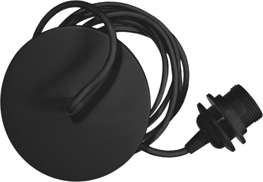 Rosette Black &Oslash; 14cm, L: 2,1m