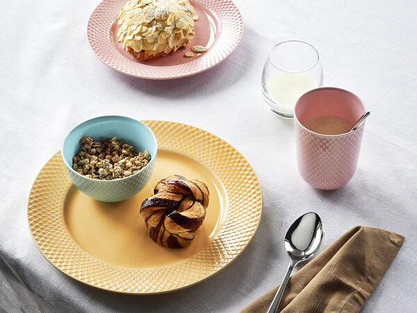 Rhombe Krus 33 cl rosa porcelæn