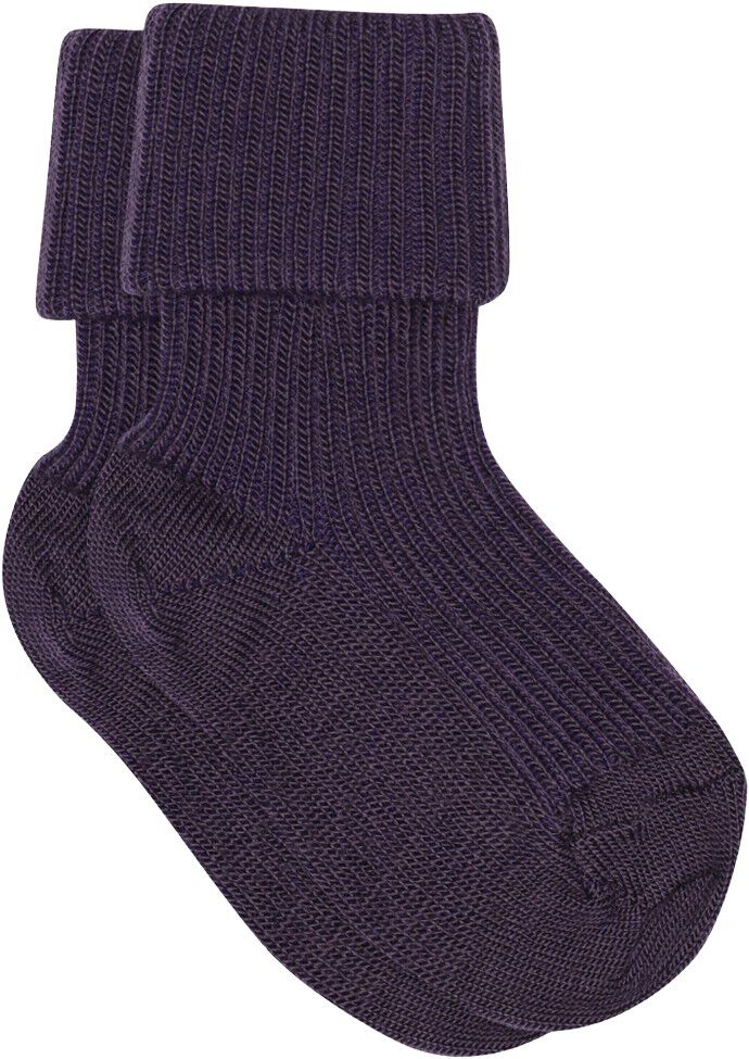 Rib wool baby socks