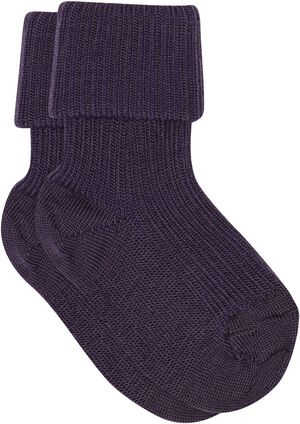Rib wool baby socks