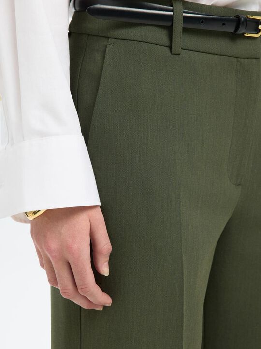 Slfrita Mw Wide Pant Mel Noos