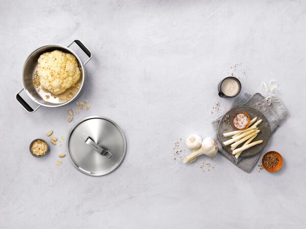 Gryde- og pandesæt, 3-dele, 18/10 rustfrit stål