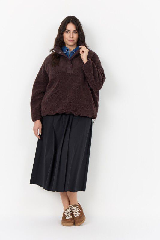Curvy WA-NETTIE 5 Jakke M&oslash;rk brun