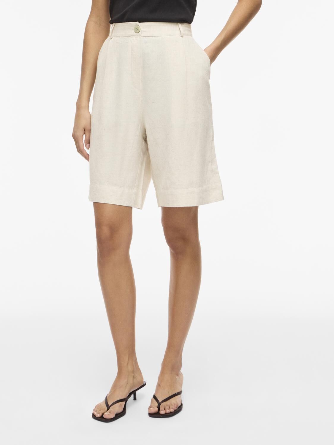 Viprisilla Hw Bermuda Shorts/Vol - Noos
