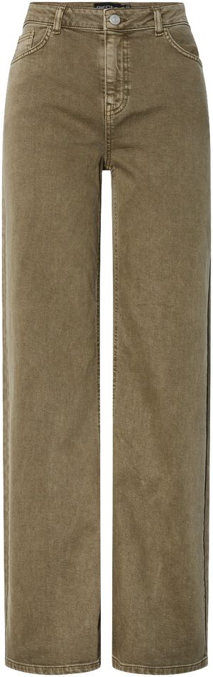 PCSILKE MW WIDE COLERED JEANS NOOS