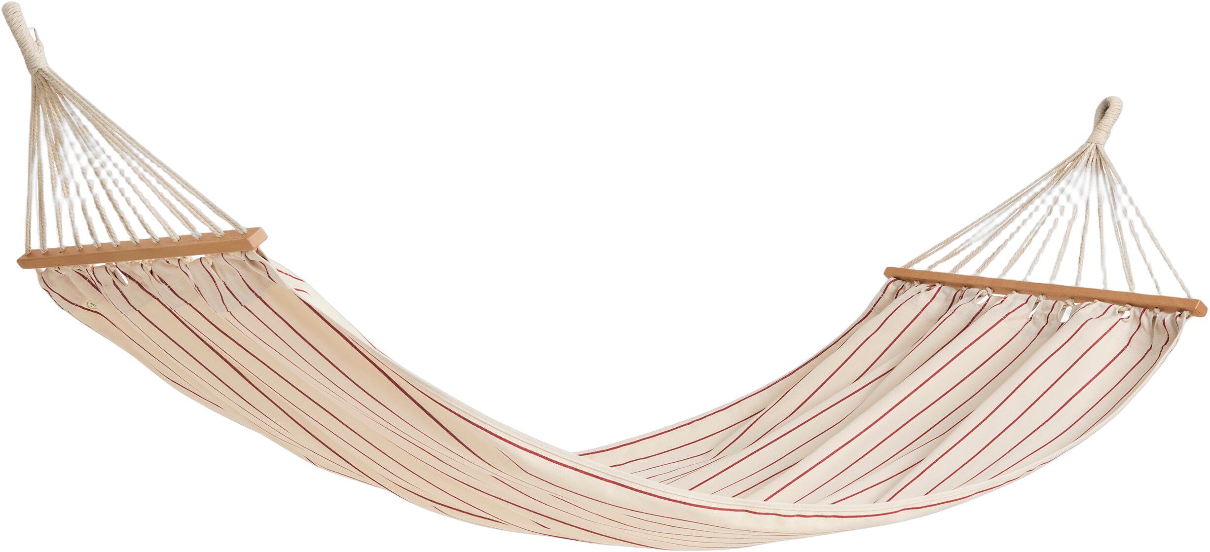 Outdoor Market Hammock - Blue with beige stripe -